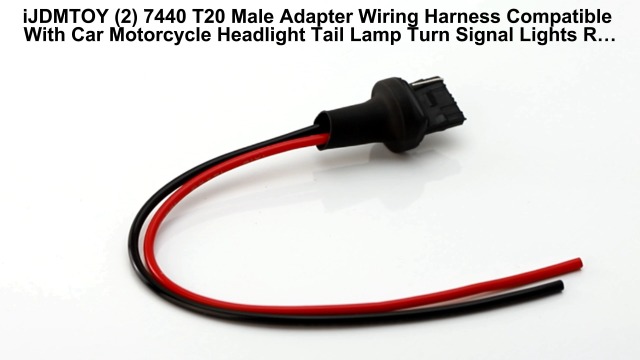 To only  Amazon.com: iJDMTOY 7440 T20 Male Adapter Wiring Harness